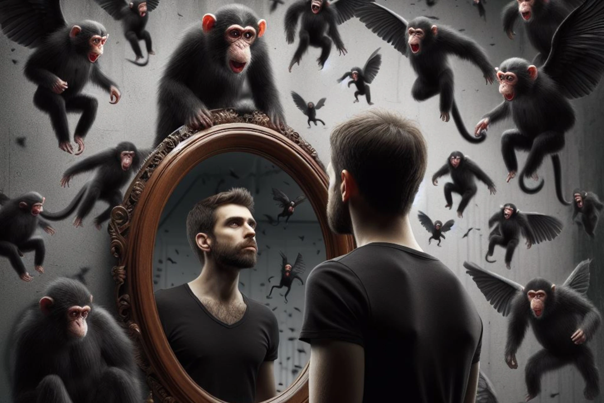 O que significa o termo macacos voadores no narcisismo?