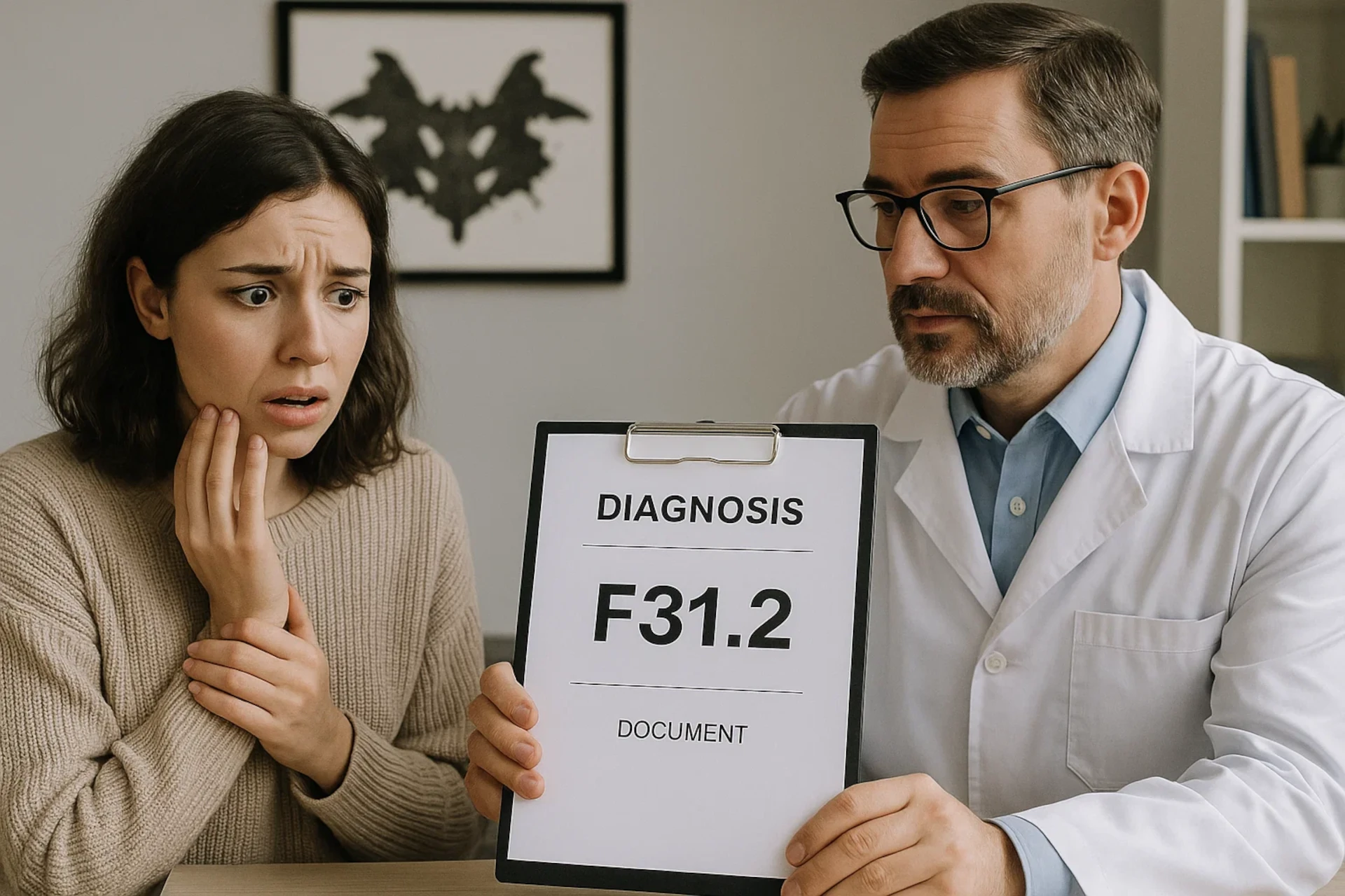 Recebi o diagnóstico CID F31.2: o que isso significa?